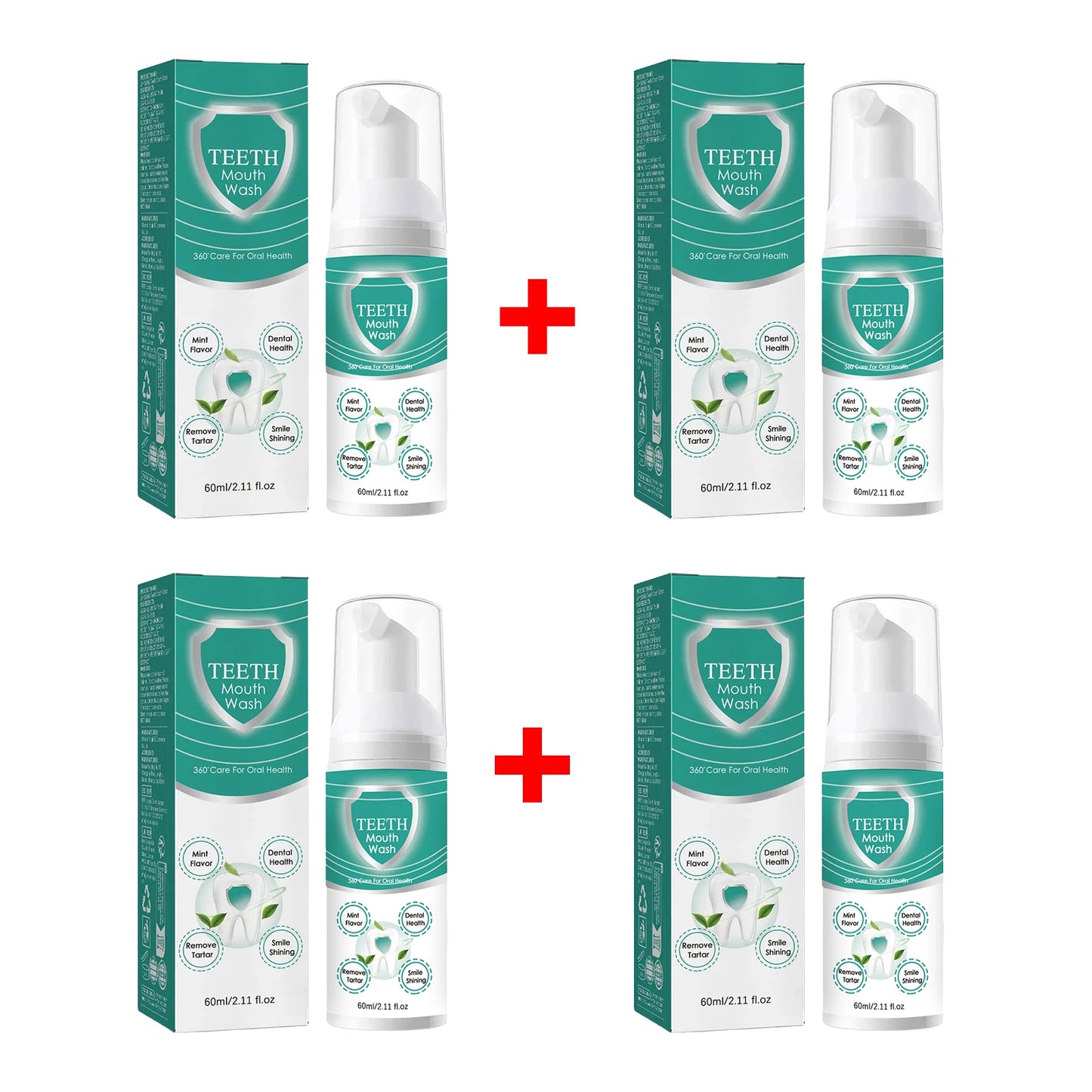 Foam Tooth Cleaning Mousse Teeth Whitening Removing Yellow Teeth Stains Gum Protection Freshens Breath Daily Oral Care Peaceful Pleasures Health and Wellness Buy 2 Get 2 Free