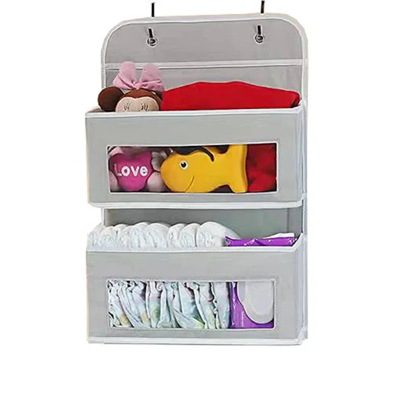 5-Shelf Behind-Door Hanging Organizer | 5 Large Pockets