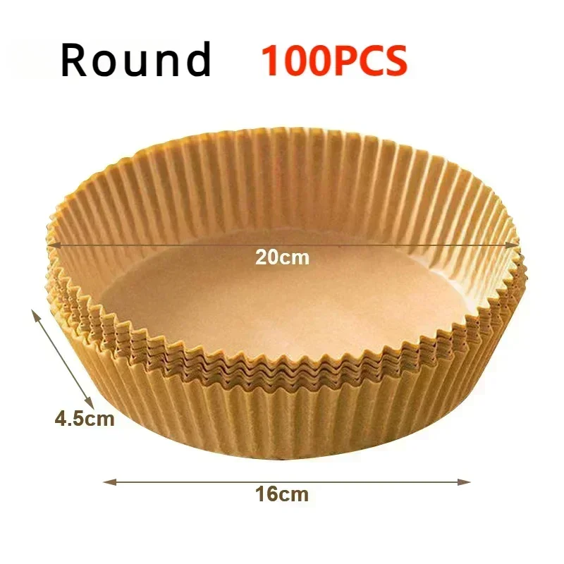 Disposable Air Fryer Parchment Liners – Non-Stick Baking Mats