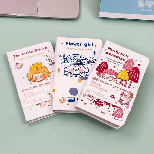 Winter Fairy Tale World Life Cartoon Notebook Cute Portable Peaceful Pleasures Health and Wellness