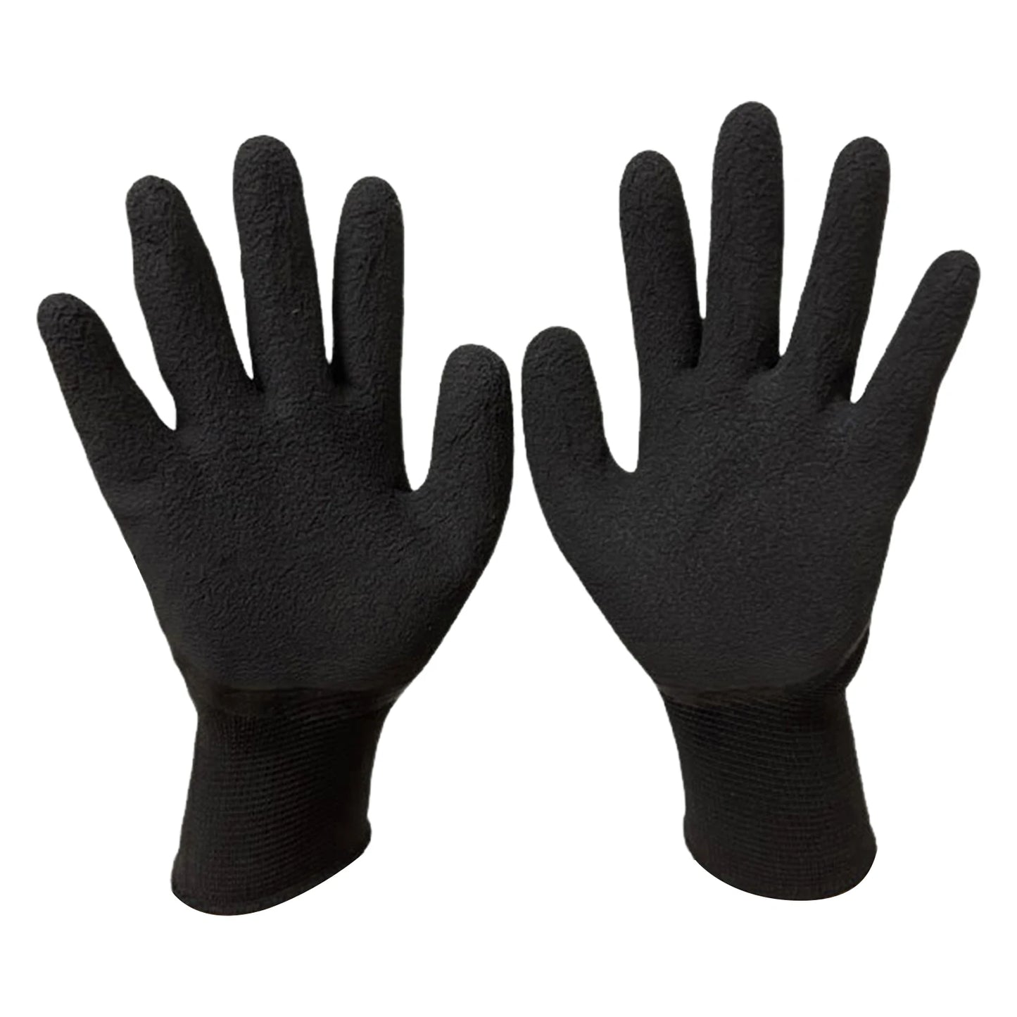 Gardening Gloves Thickened Latex Coated Labor Protection Glove Anti-Slip Thorn-Proof Working Glove for Digging Planting Weeding Peaceful Pleasures Health and Wellness