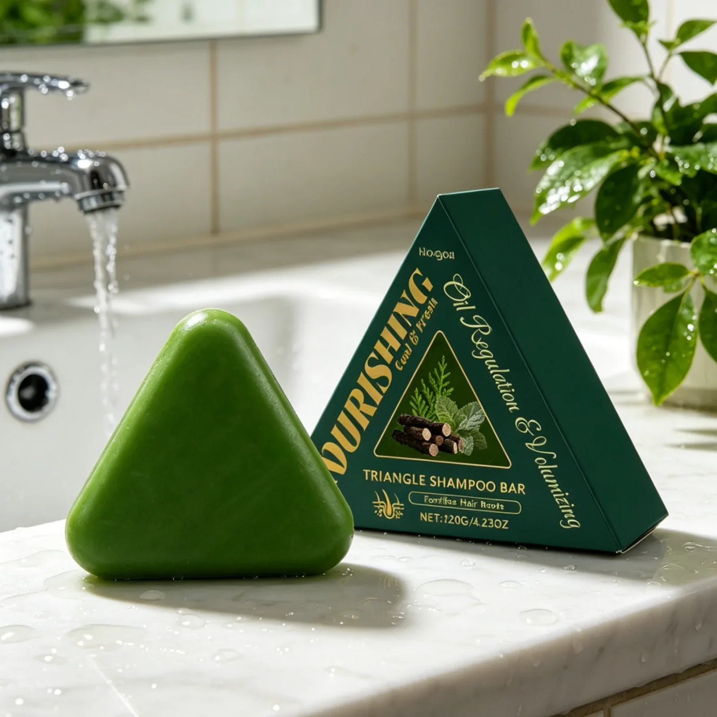 Hoegoa Solid Shampoo Bar – Anti-Frizz, Moisturizing 120g