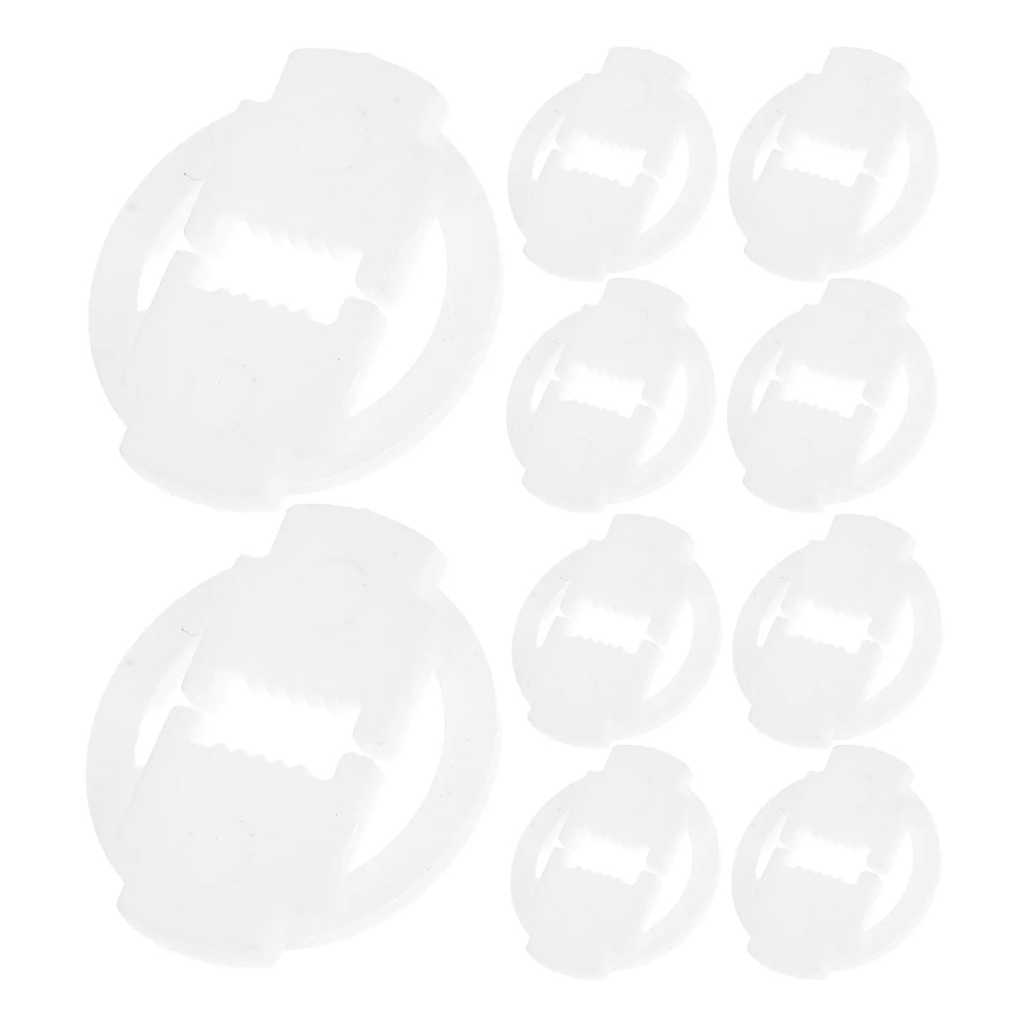 100Pcs Power Cable Holder Clips Strong Grip Clamp for Outdoor Lighting Lamp Cable Cord Holder Clips Light Clamp Peaceful Pleasures Health and Wellness