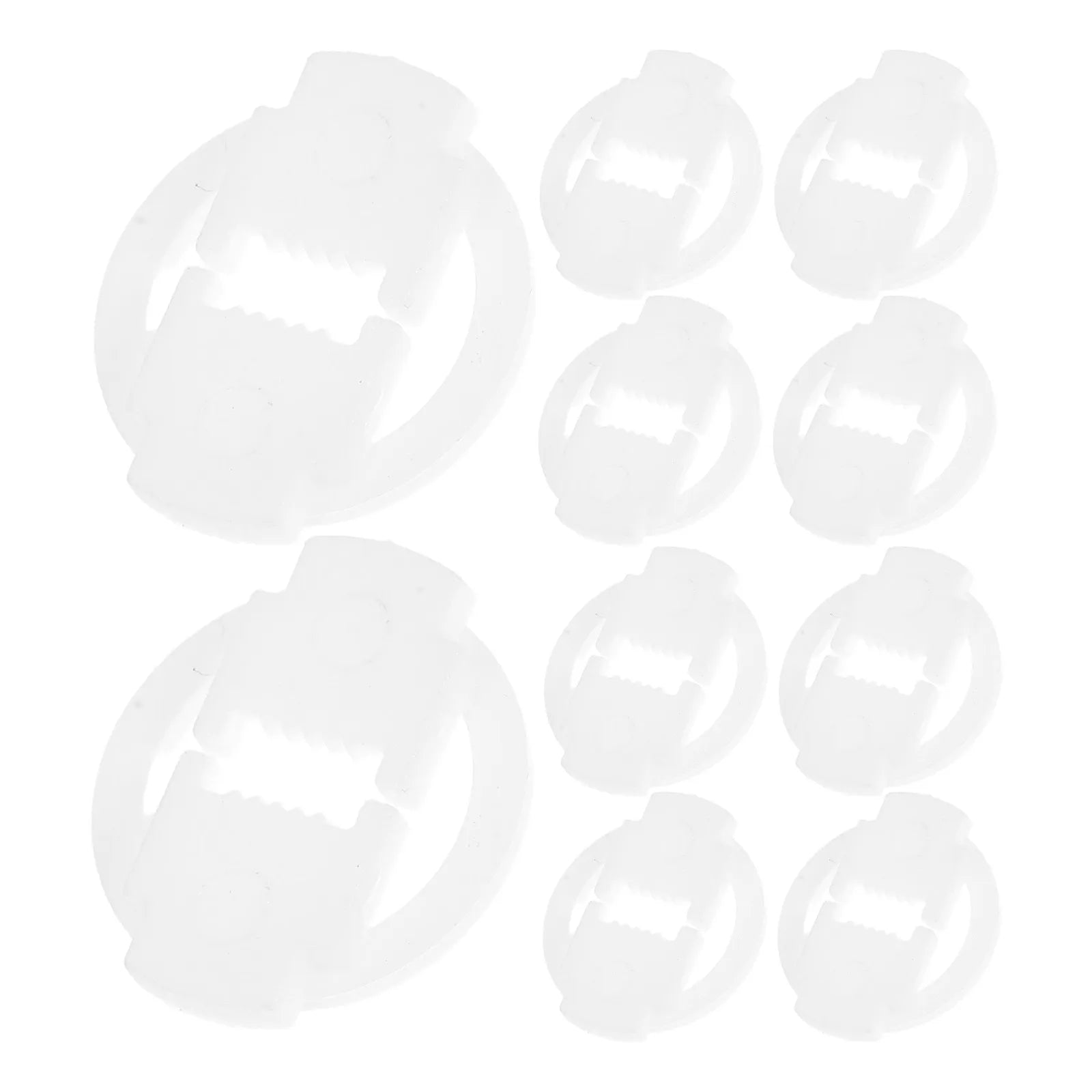 100Pcs Power Cable Holder Clips Strong Grip Clamp for Outdoor Lighting Lamp Cable Cord Holder Clips Light Clamp Peaceful Pleasures Health and Wellness