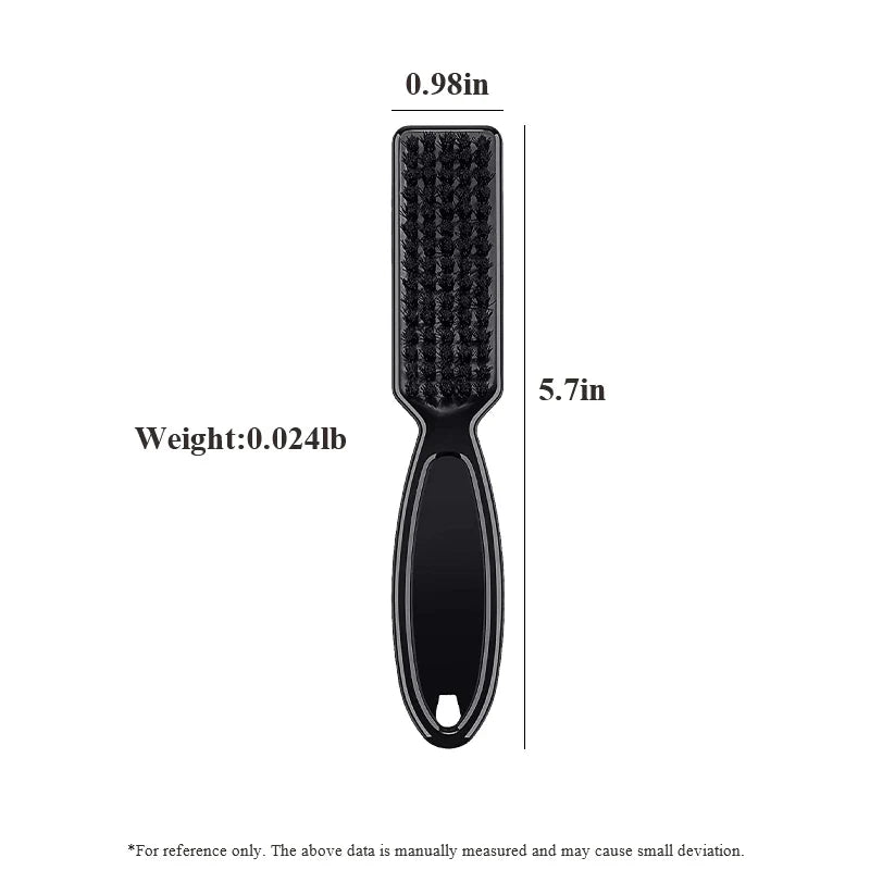 Black Beard Styling Carving Brush – Barber Shape & Clean