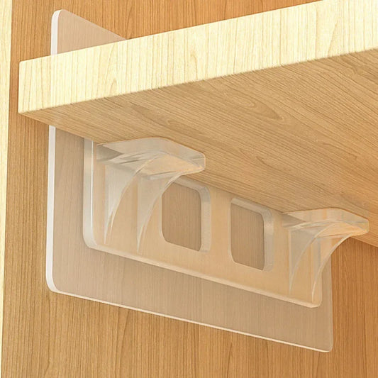 Cabinet Shelf Support Brackets – Non-Marking Adhesive, 6 or 12pk Shelf Support Brackets Oasis Select
