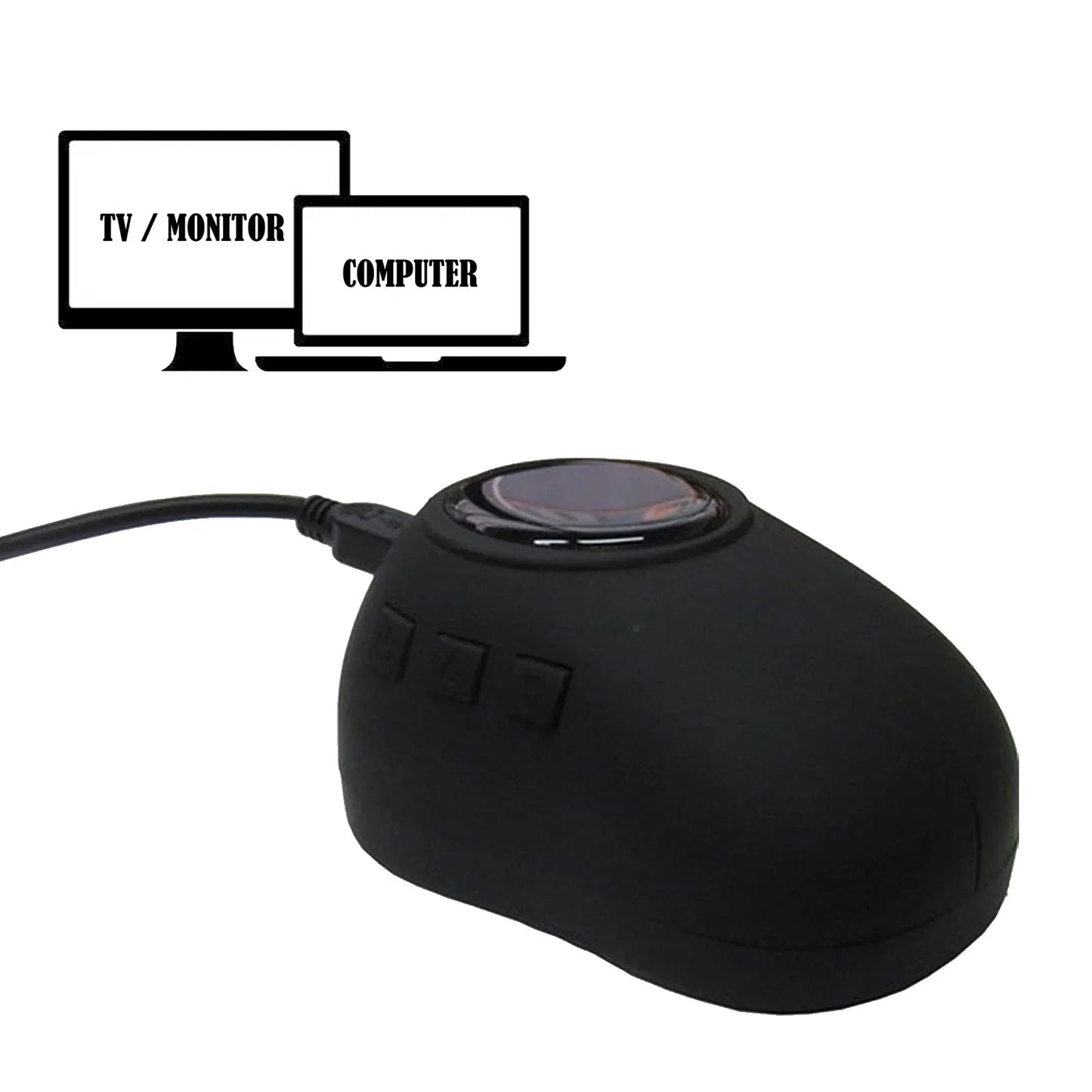 Portable Plug-And-Play Mouse Magnifier for Low Vision Reading, Compatible with Tv and Computer Peaceful Pleasures Health and Wellness
