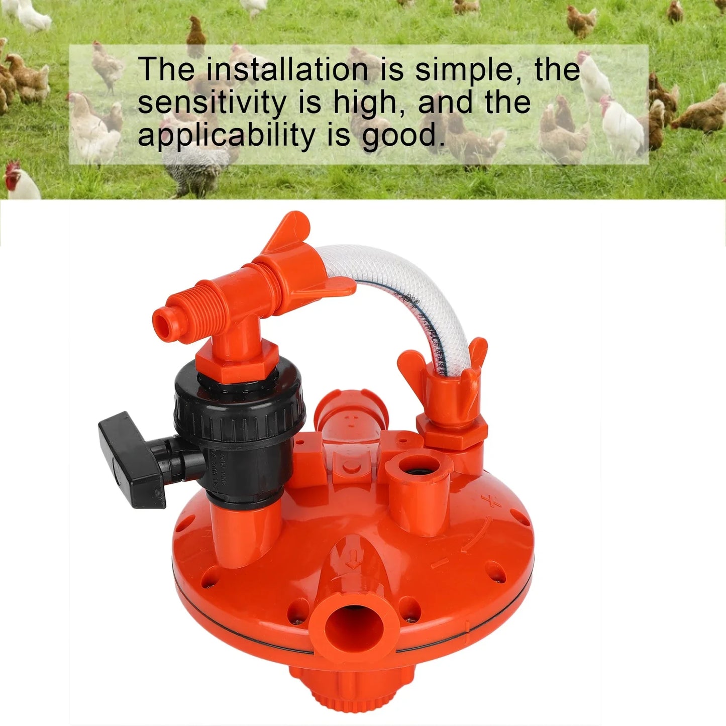 Farm Water Pressure Regulator Poultry Chicken Drinking Equipment