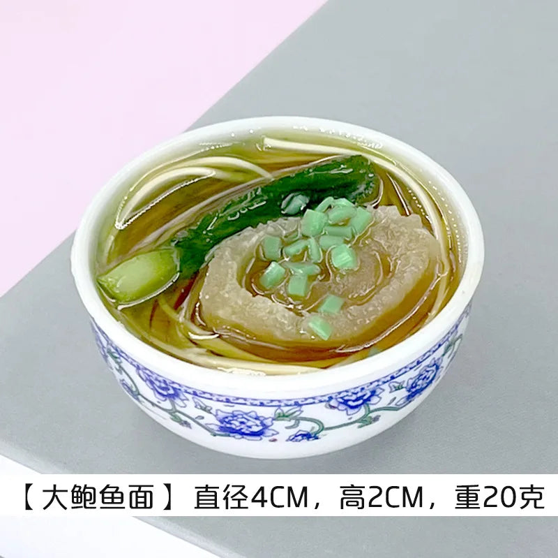 1PCS 4cm Miniature Chinese Desserts Dollhouse Bowl Desserts Food Mini Pretend Food Doll Kitchen Decor Accessories Home Kawaii Peaceful Pleasures Health and Wellness 27