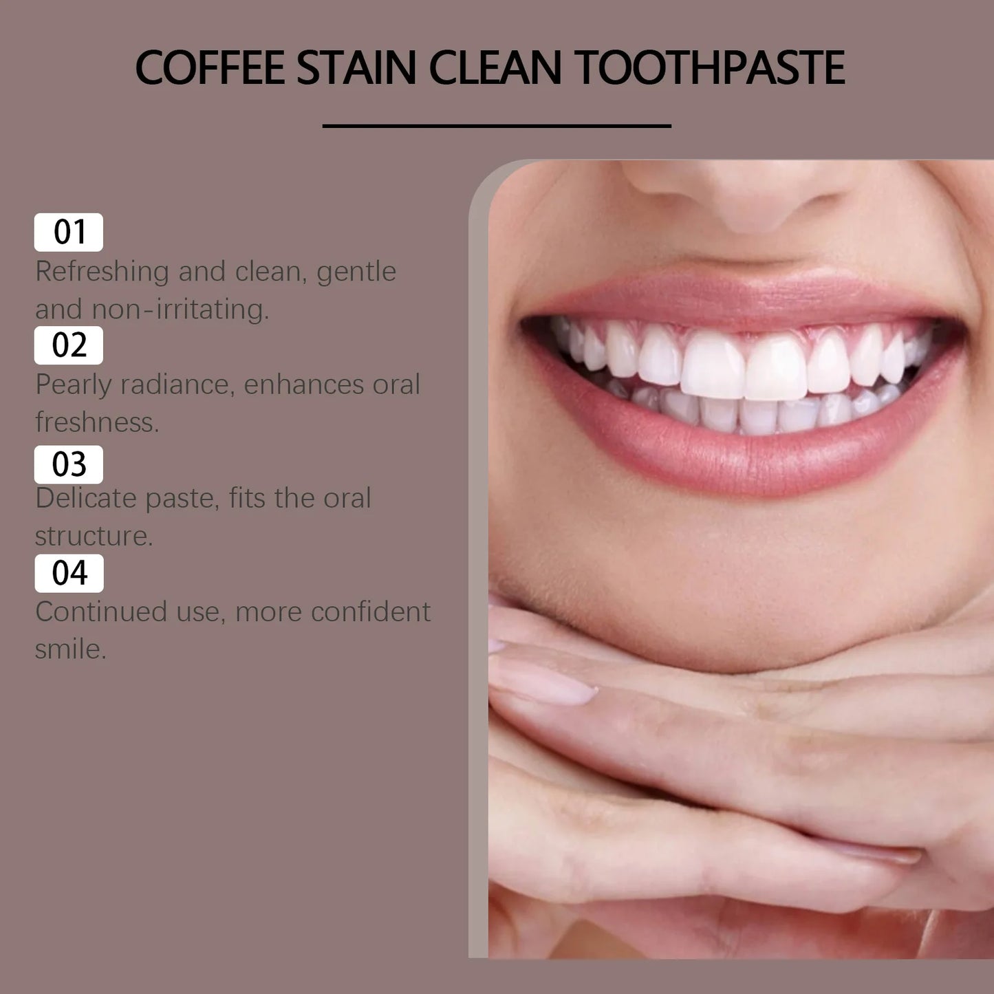Oralhoe Whitening Toothpaste | Coffee Stain & Plaque Remover