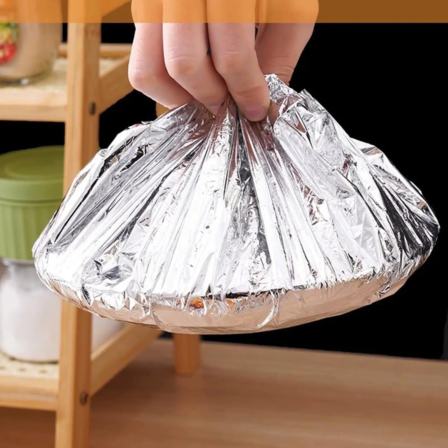 10-Pack Reusable Aluminum Foil Food Covers | Oven & Picnic