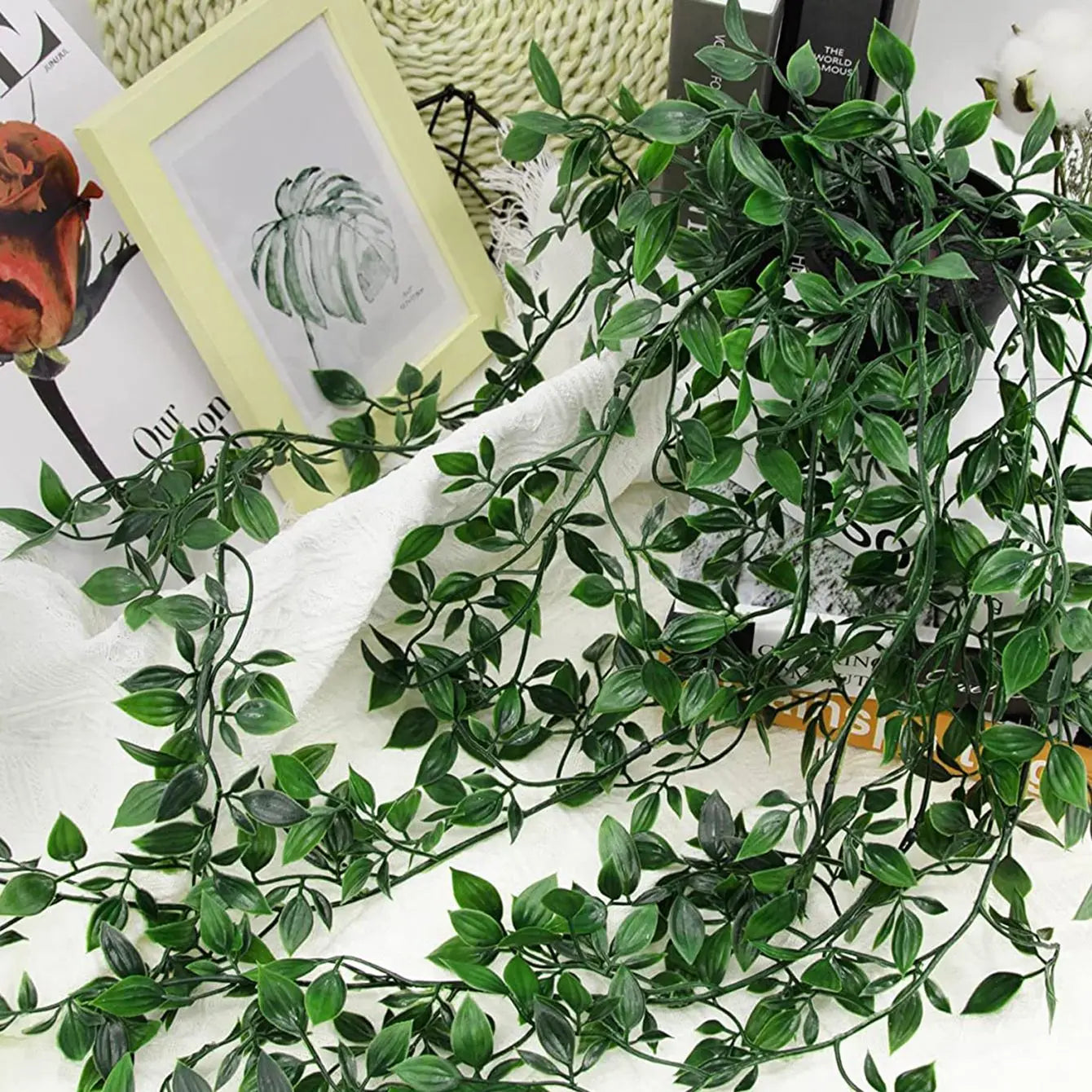 Artificial Ivy Plants with Pots | Wedding & Home Wall Decor
