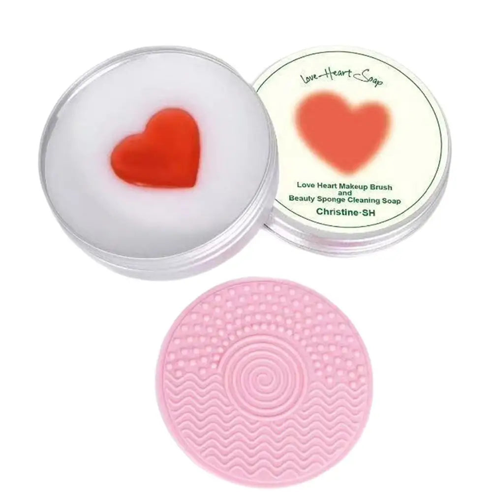 Makeup Brush Cleaner Soap & Silicone Mat – Deep Cleans Brushes