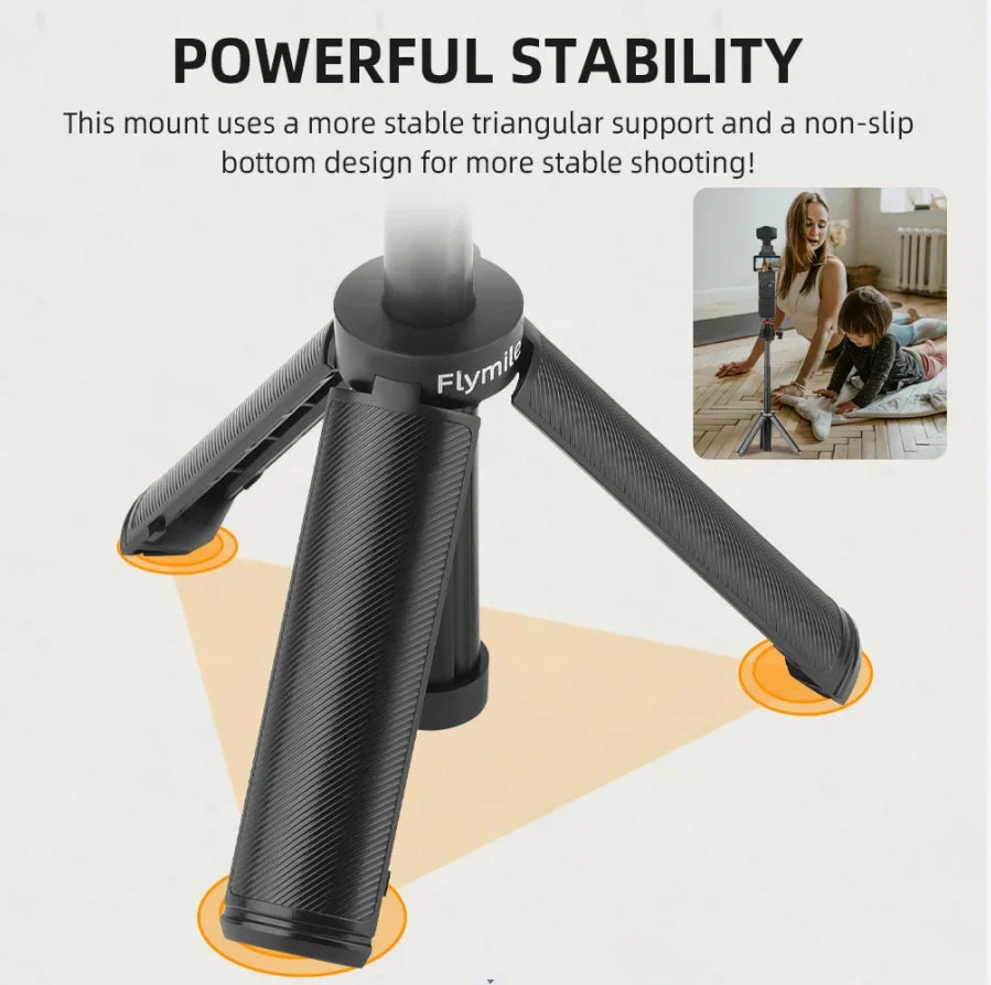 Desktop Selfie Stick & Tripod Extension Pole for DJI Action 6