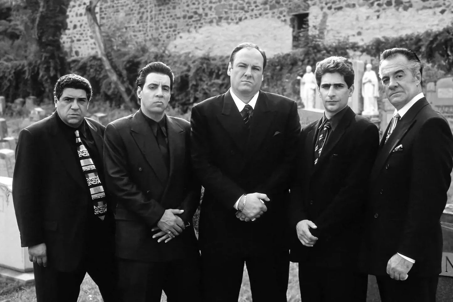 Classic The Sopranos Canvas Wall Art Retro TV Show Family Character Smoking Poster Vintage Home Room Decoration for Fans Peaceful Pleasures Health and Wellness 4 40x60cm Unframed