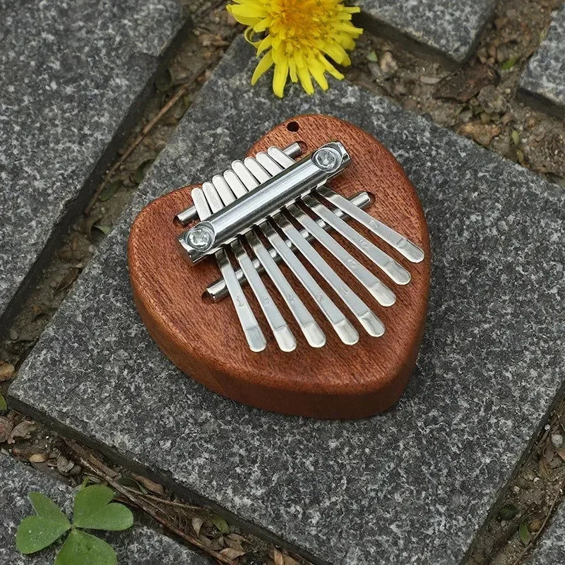 8-Key Mini Wooden Kalimba Thumb Piano | Beginner Gift