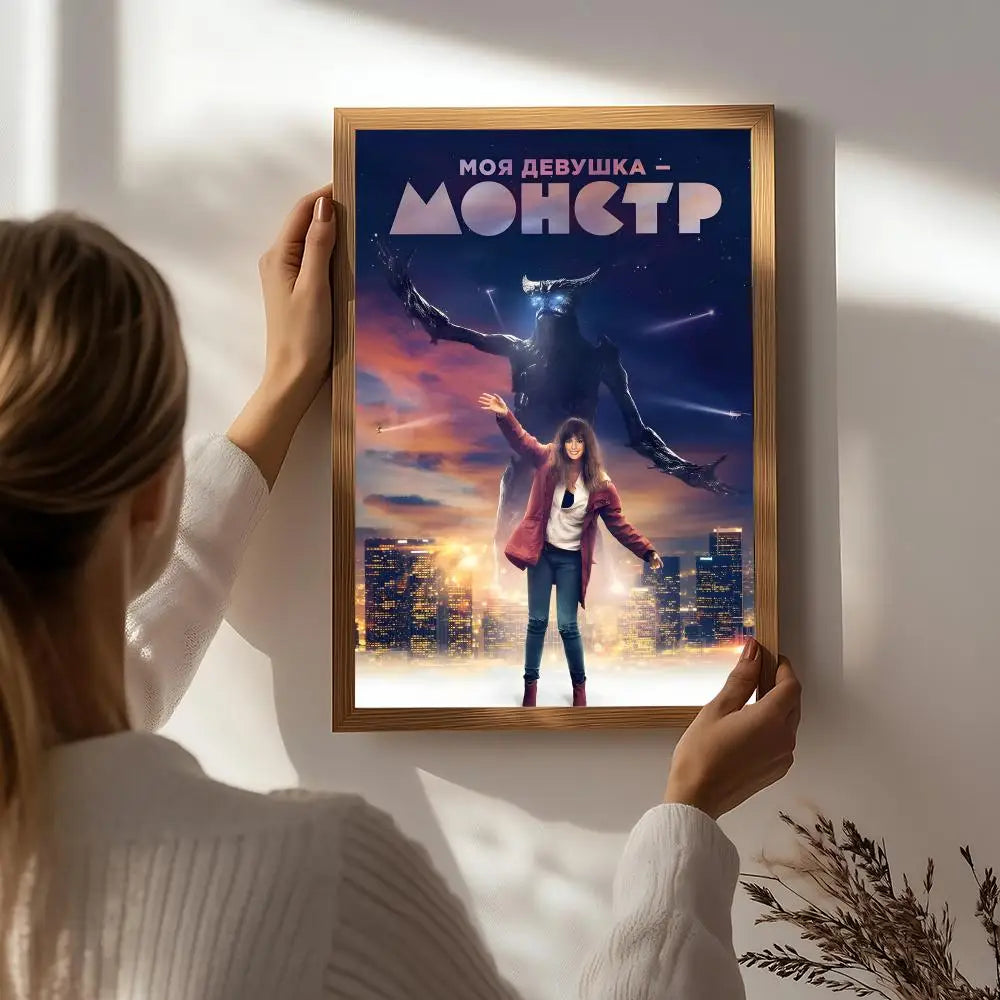 Movie Colossal HD Self-Adhesive Waterproof Wall Art Poster Wall Art Poster Peaceful Pleasures Health and Wellness White5 30X40cmNoframe