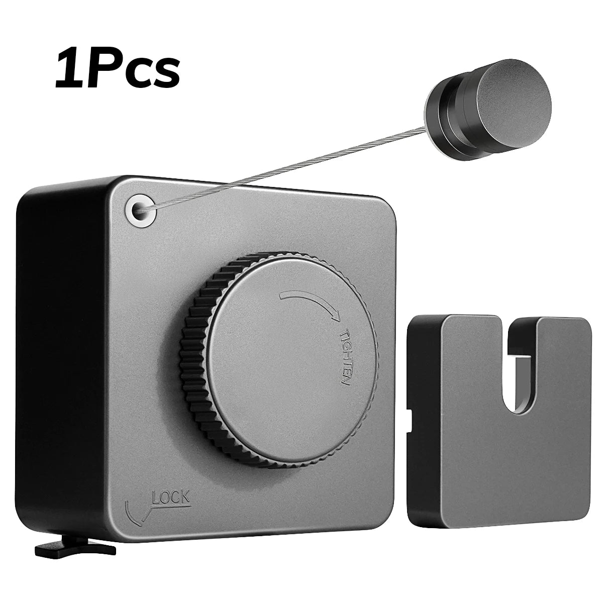 1 Pcs Indoor Retractable Clothesline Non Sagging Outdoor Clothesline Wall Mounted Stainless Steel Rope 15.1 Feet Gray Peaceful Pleasures Health and Wellness 1pcs United States