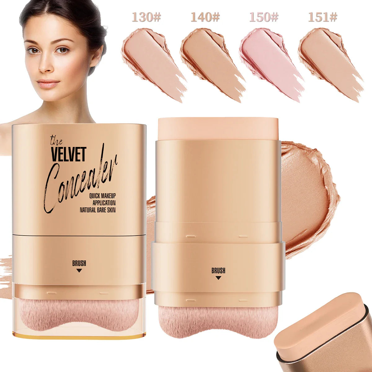 Hello Kiss Contour & Concealer Stick – Long-Wear, All Skin