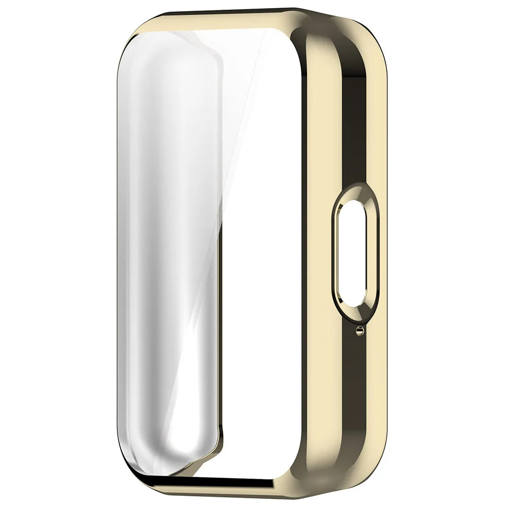 Samsung Galaxy Fit 3 TPU Bumper Case with Screen Protector Peaceful Pleasures Health and Wellness Gold france