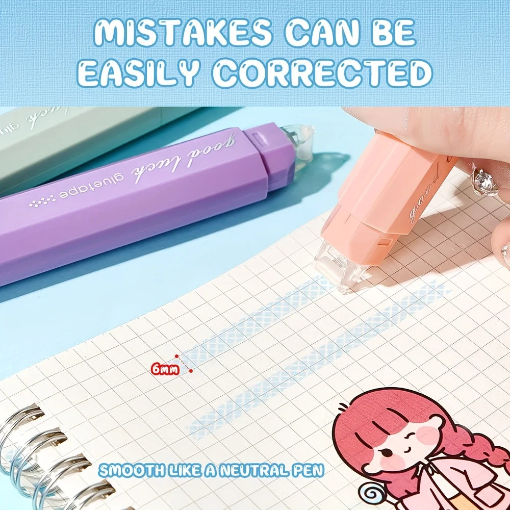Gradient Double-sided Dot Adhesive Seamless Tape Pen Photo Albums DIY