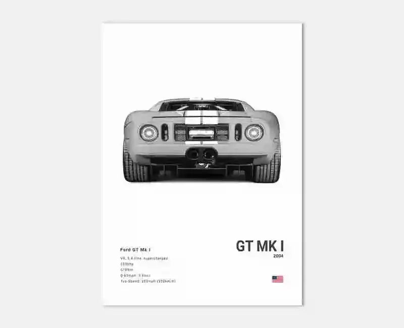 Luxury Supercar Canvas Print Aesthetic MK RS GT GTR SUV Photography Poster Ideal Wall Decor for Home Peaceful Pleasures Health and Wellness
