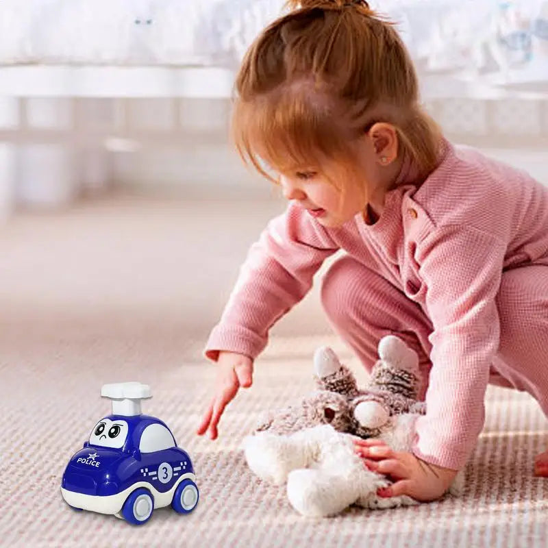 Baby Car Toy Inertia Cartoon Animal Engineering Vehicle Press Go Cartoon Truck Toys Pull Back Cars Toys for 1 2 3 Year Boys Gift Peaceful Pleasures Health and Wellness