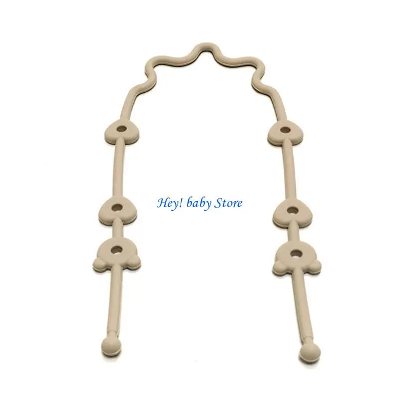 Colorful Silicone Pacifier Chain Clip – Stroller & Chair Holder