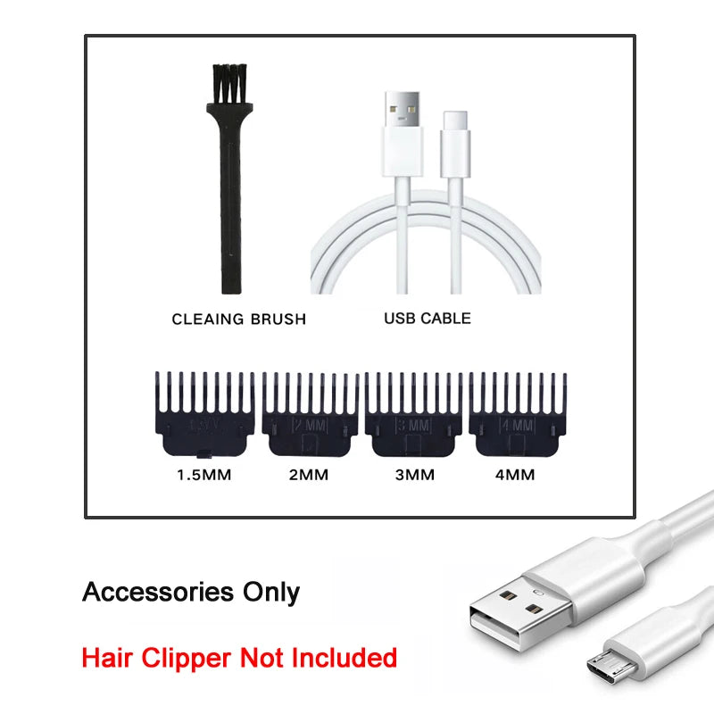XMSJ T9 Vintage Hair Clipper & USB Beard Trimmer for Men