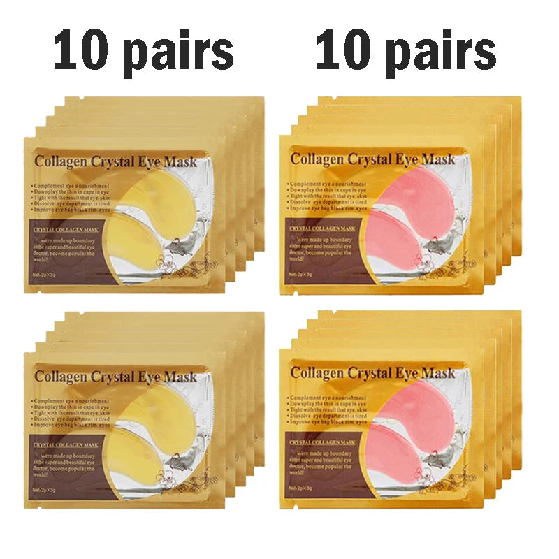Gold Collagen Crystal Eye Patches – Firming & Moisturizing Mask