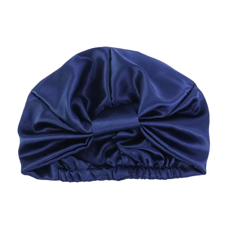 Satin-Lined Sleeping Beanie Hat for Natural & Frizzy Hair