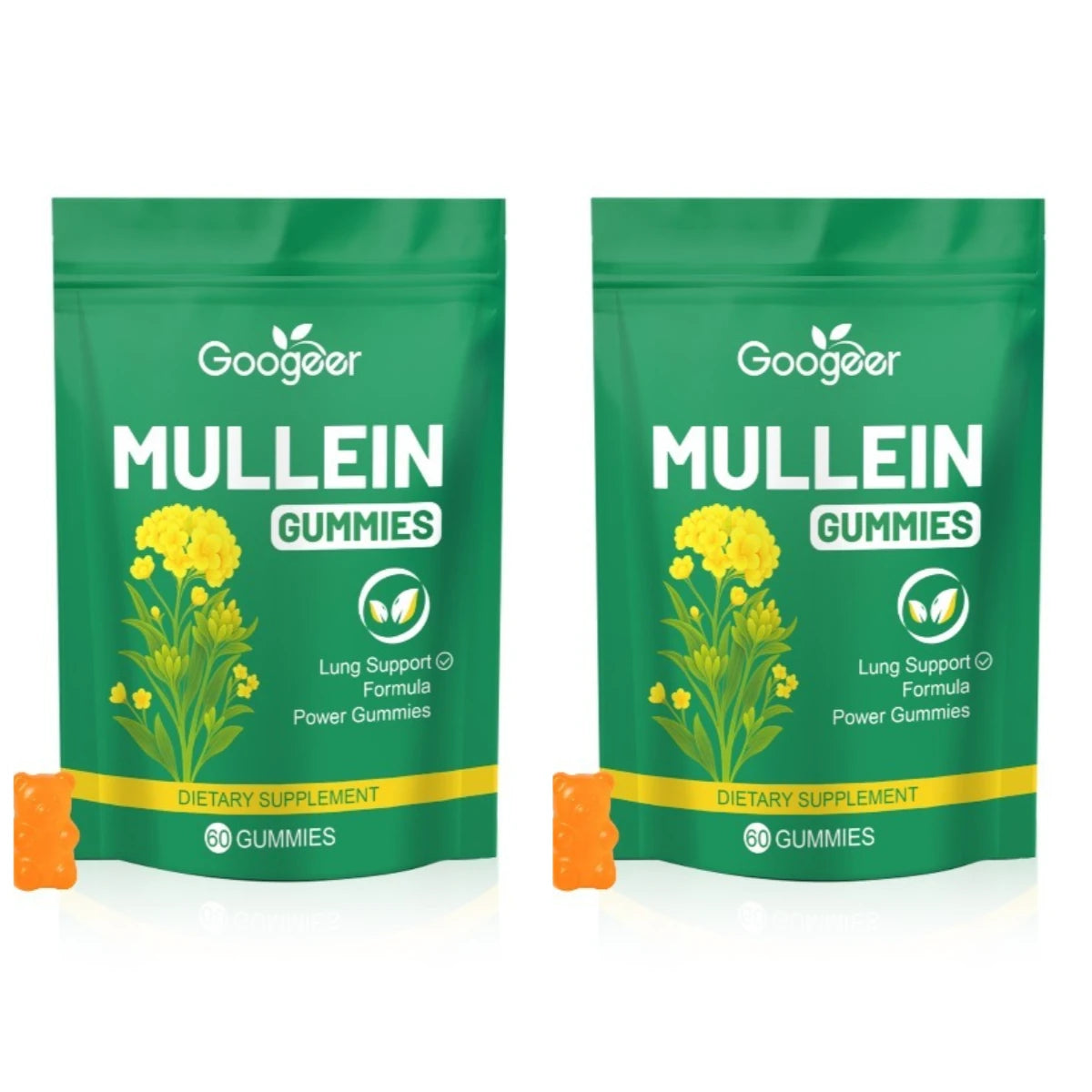 Mullein Gummies – Herbal Energy Support | 60 Chewable Gummies