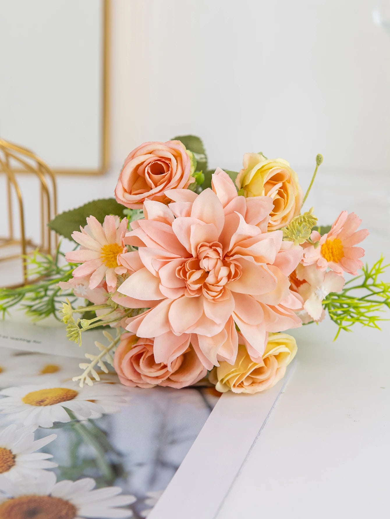 Artificial Silk Rose Flowers – Wedding & Home Décor (1/3 Pcs)