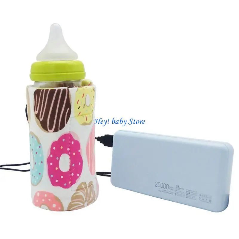 Portable USB Baby Bottle Warmer Bag for Breastmilk & Formula