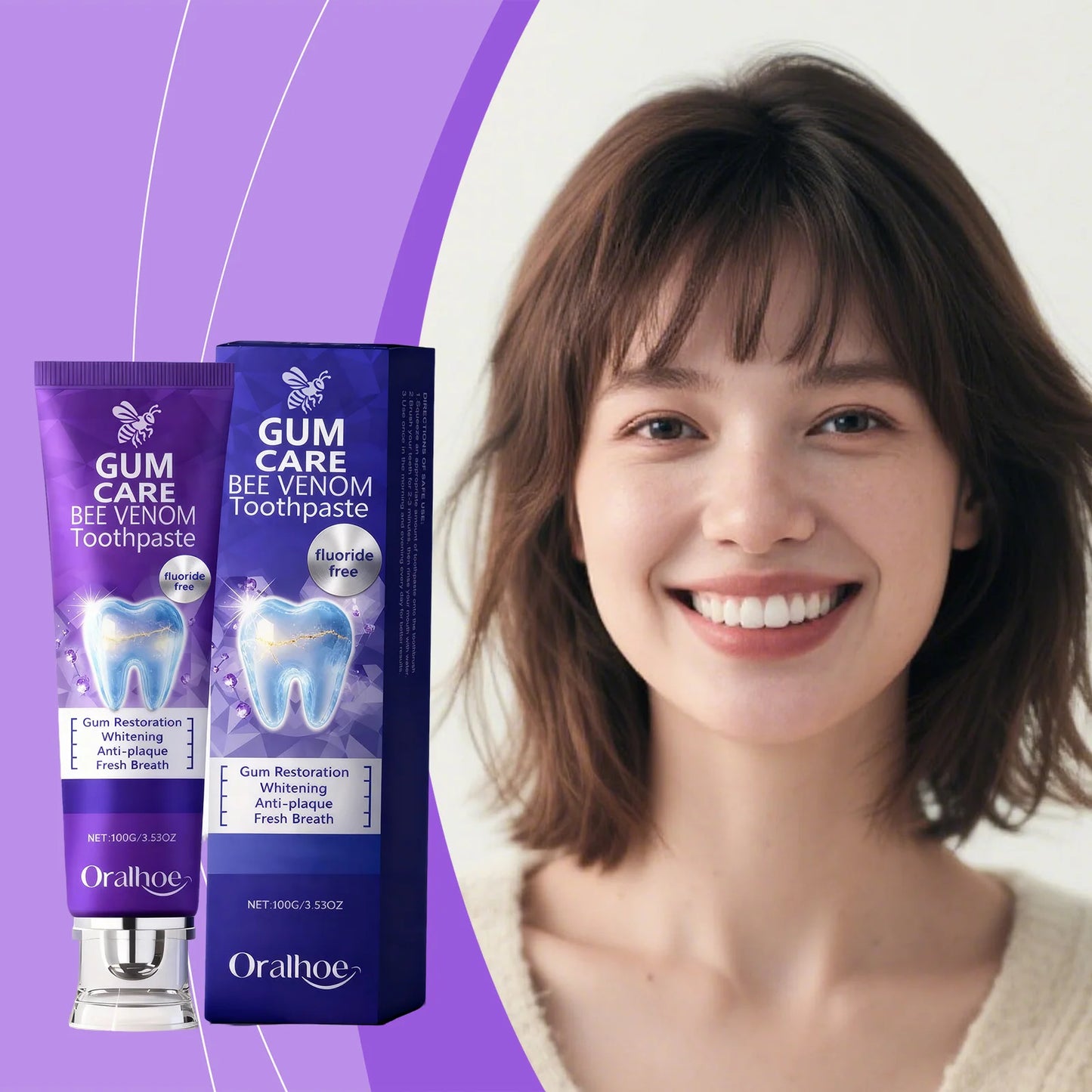 Oralhoe Propolis Toothpaste | Whitening & Enamel Protection
