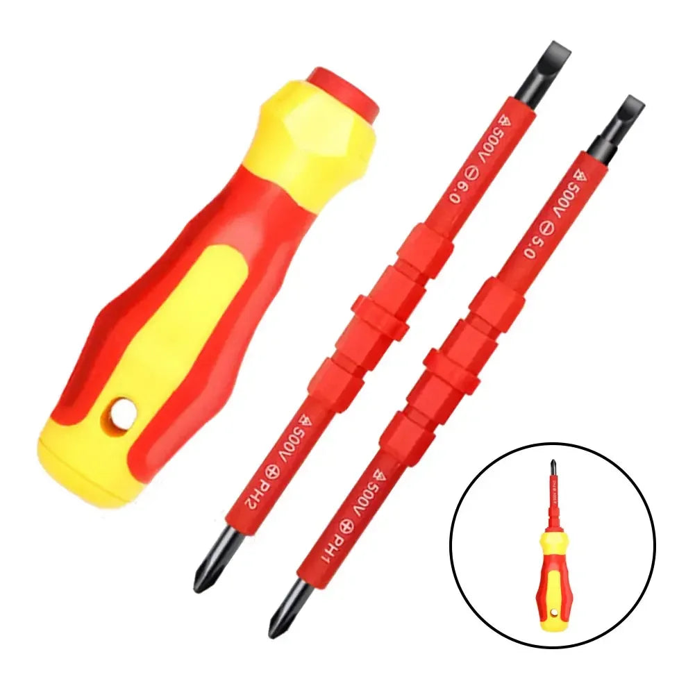 3-Piece Magnetic Screwdriver Set | PH1 PH2 Slotted Bits Screwdriver Set Peaceful Pleasures Health and Wellness