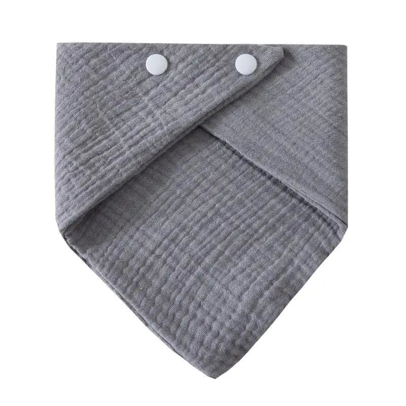 4-Layer Cotton Baby Burp Cloth & Drool Bib | Newborn 0–1Y