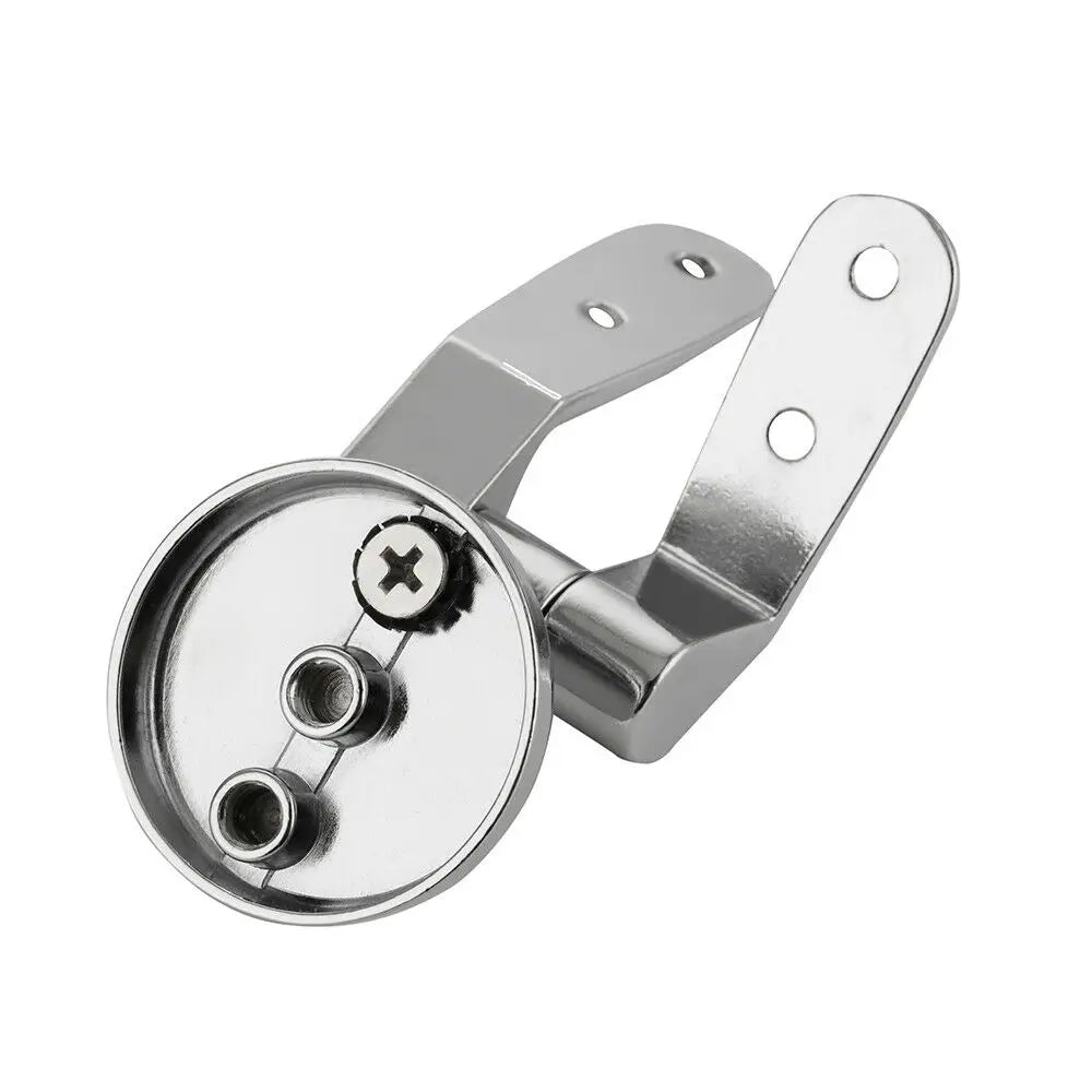 Universal Toilet Seat Hinges | Zinc Alloy Chrome Replacement Set