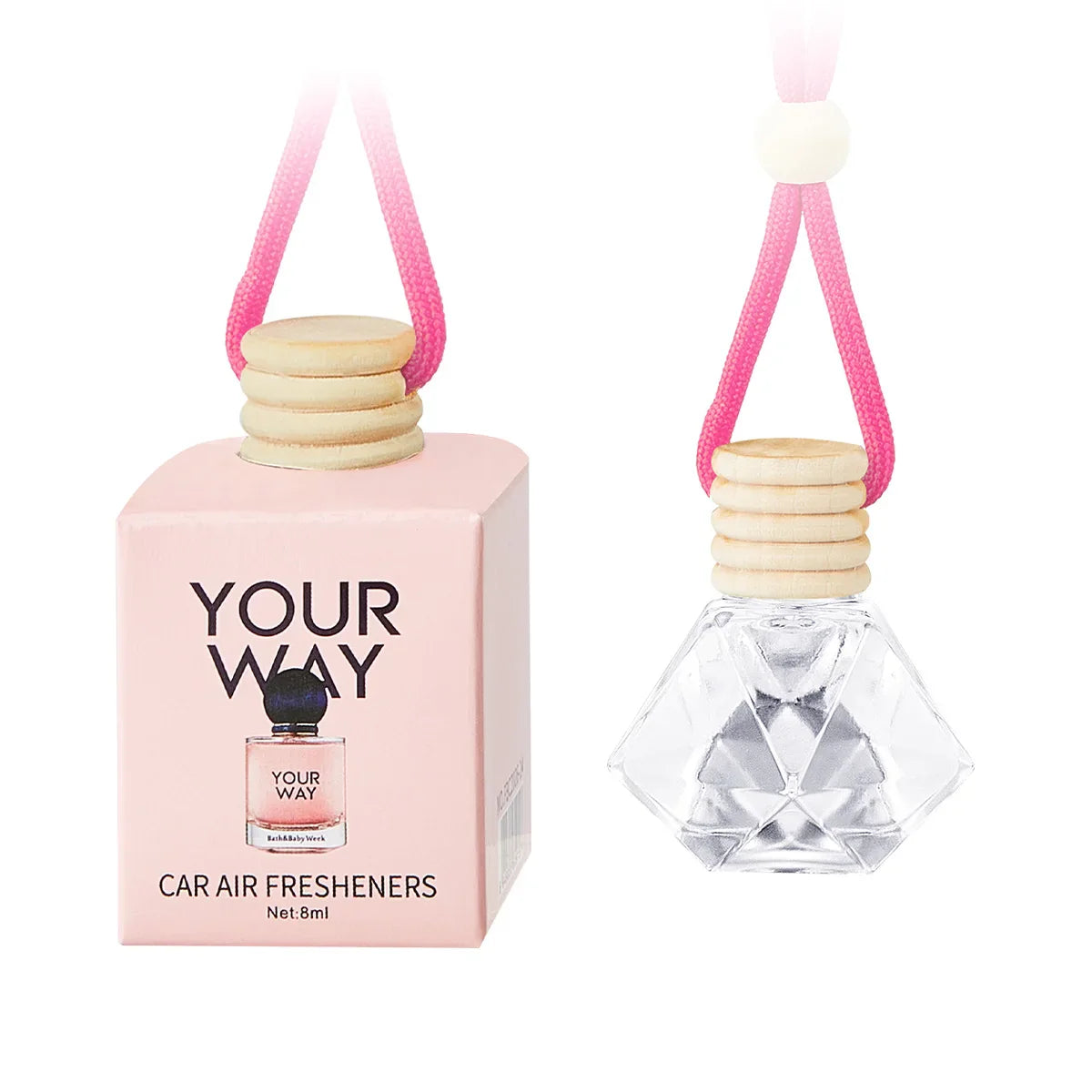 Perfume Bottle Car Air Freshener – Long-Lasting Scent
