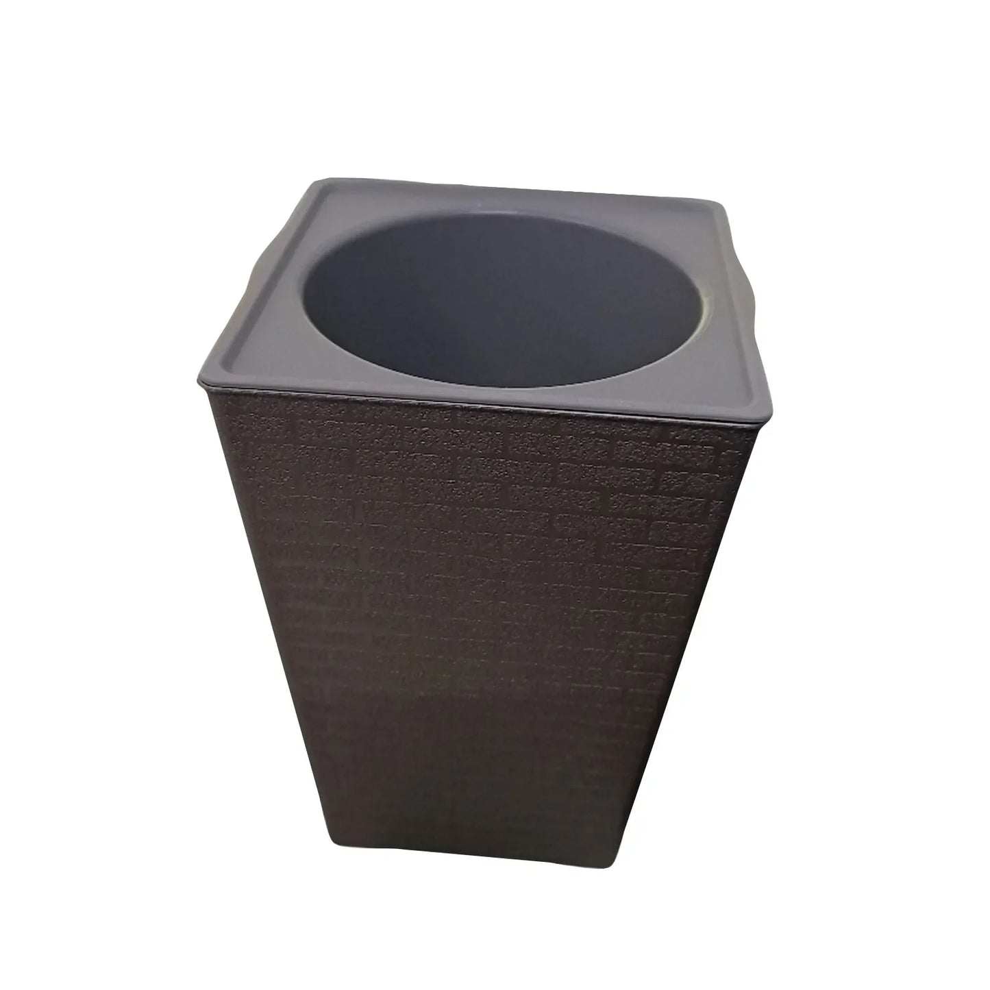 Large Square Brick Pattern Tall Plastic Planter | Garden Pot