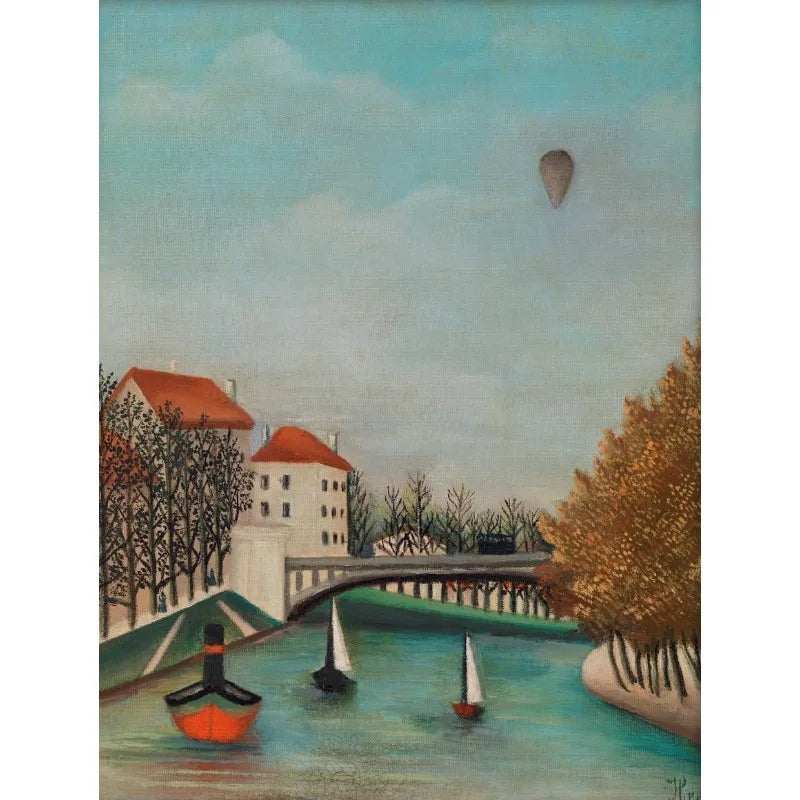 Henri Rousseau Merry Jesters Tropical Jungle Canvas Wall Art Canvas Wall Art Peaceful Pleasures Health and Wellness 3 40x60cm Unframed