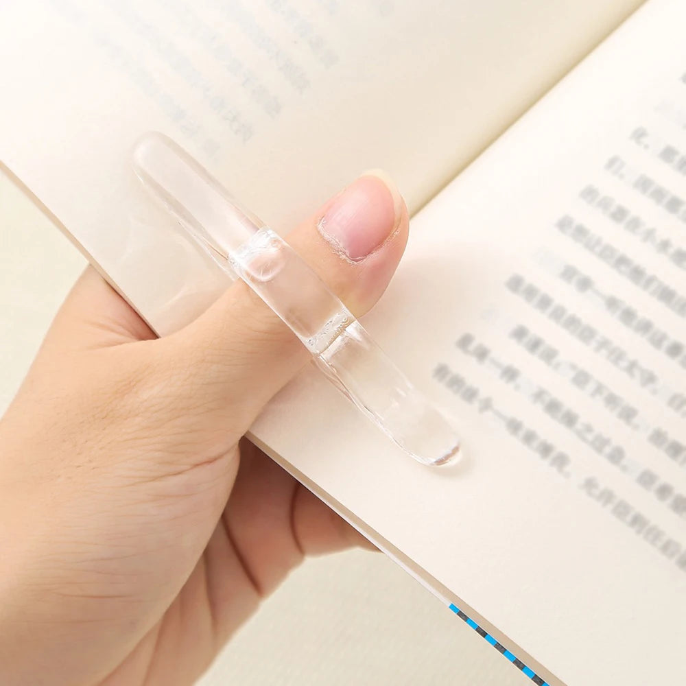 Thumbbook Support Acrylic Press Bookmark Book Reading Aid