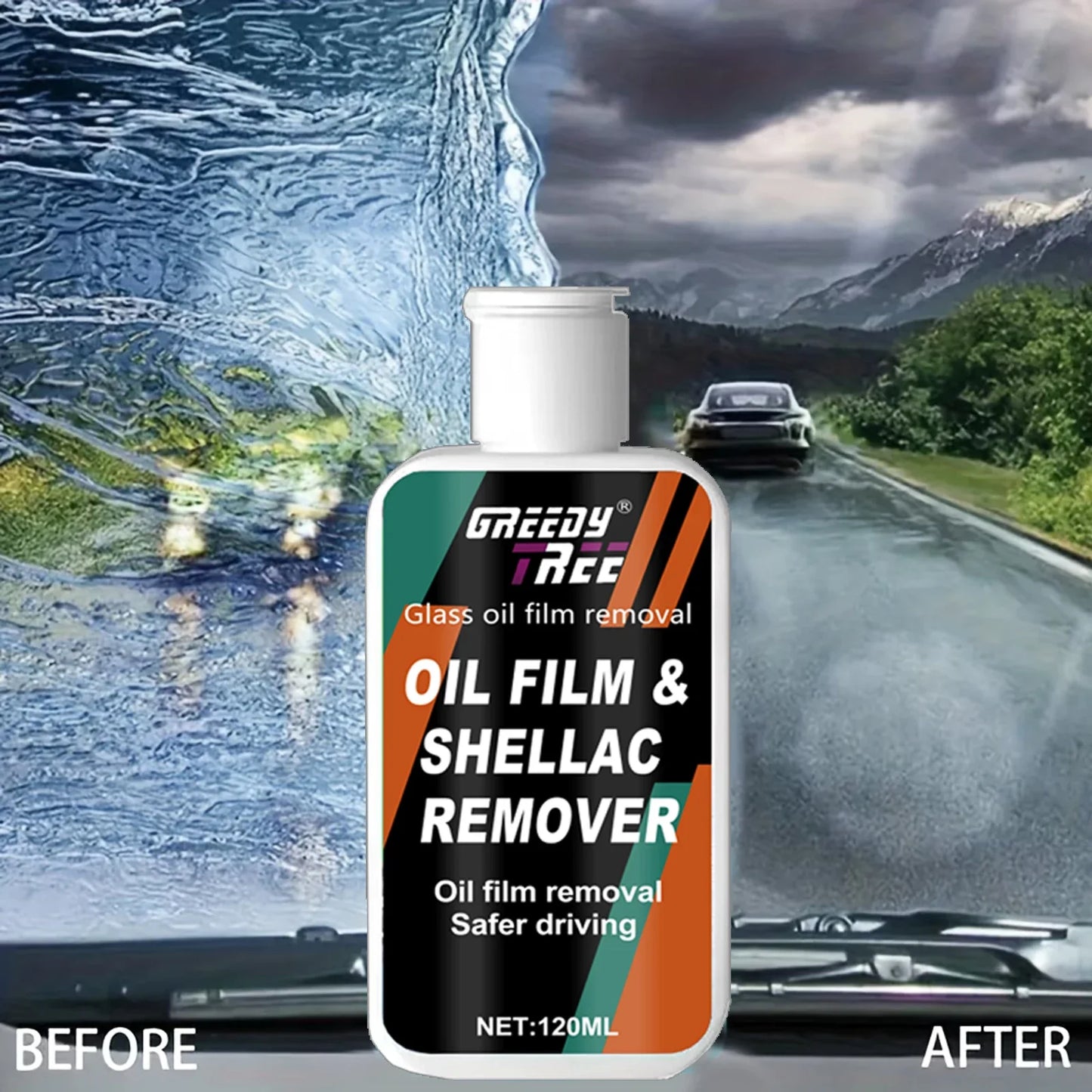Car Glass Oil Film Remover Paste – Windshield Restorer 120ml