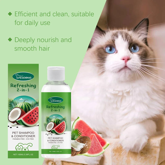 YEGBONG 2-in-1 Dog & Cat Shampoo Conditioner – Moisturizing Pet Shampoo Conditioner Oasis Select