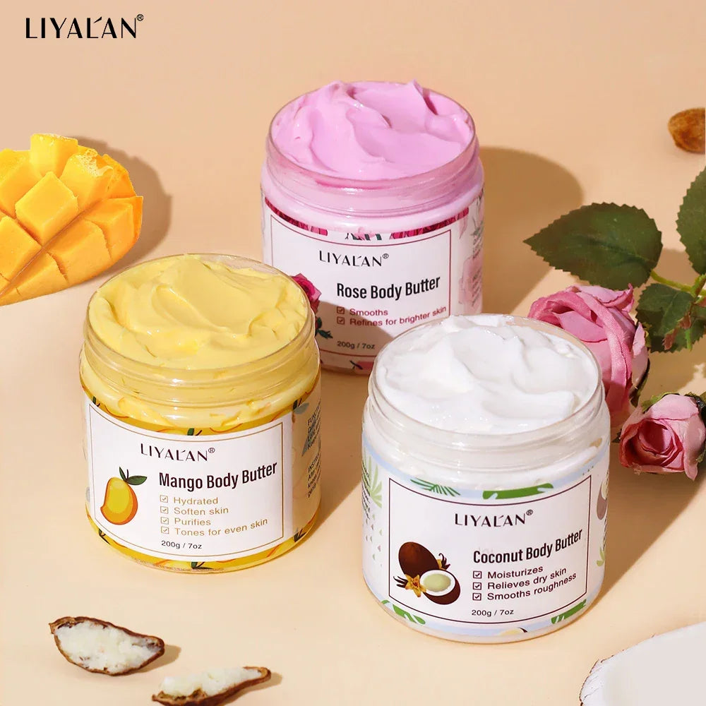 Shea Body Butter – Deep Hydration Cream in Coconut, Rose & Mango Peaceful Pleasures Health and Wellness
