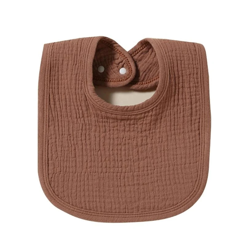 4-Layer Cotton Baby Bibs – Soft, Absorbent & Adjustable