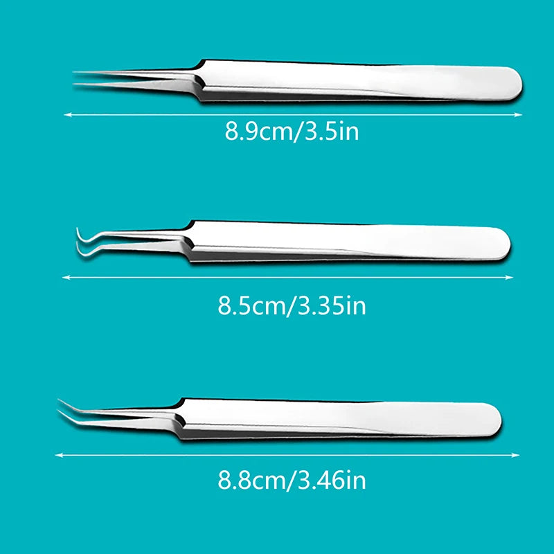 1pc 8CM Cell Pimples Blackhead Clip Tweezers Beauty Salon Special Scraping Closing Artifact Needle Tool Peaceful Pleasures Health and Wellness