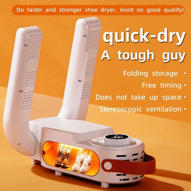 HOMEFISH UV Shoe Dryer – Timer, Telescopic & Deodorizing