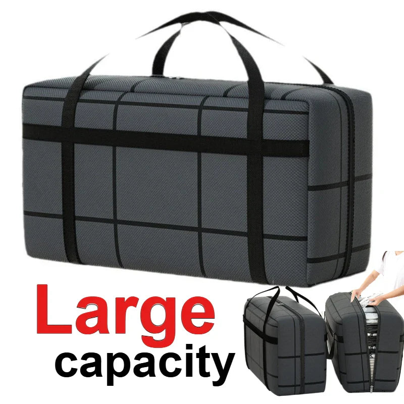 Large Foldable Clothing Storage Duffel Bag | Wardrobe Organizer