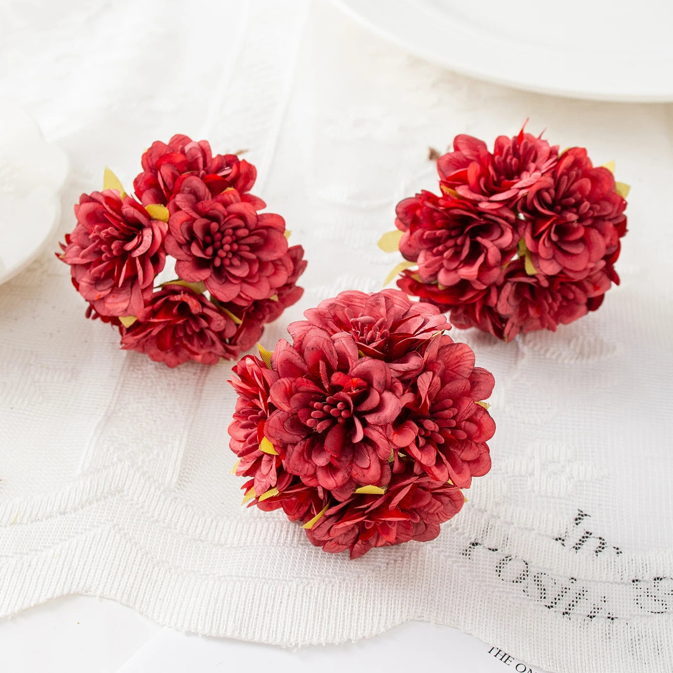 Artificial Silk Mini Rose Bouquets | Wedding & Home Décor